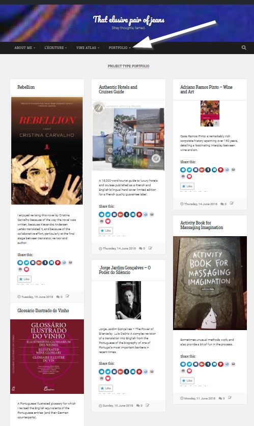 Portfolio screenshot